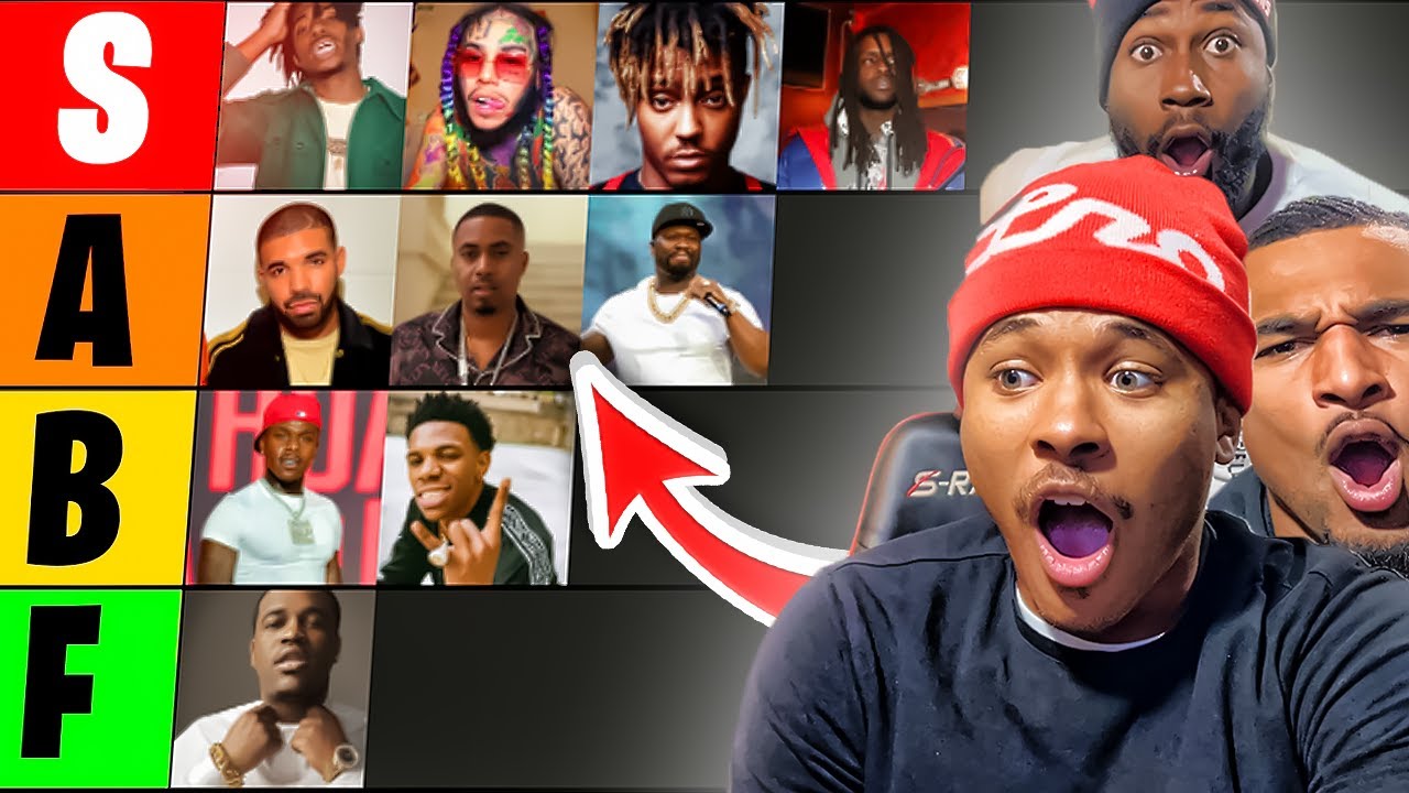 Ranking Rappers On A Tier List ! - YouTube