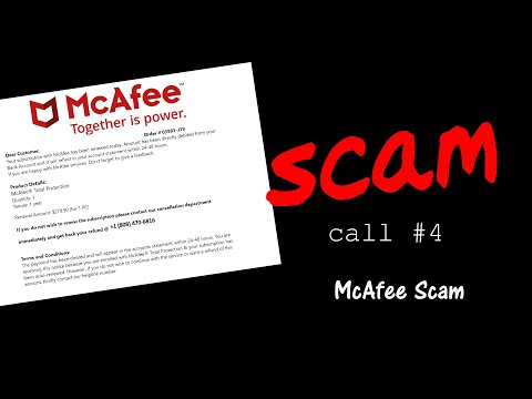 SCAMMER McAfee email scam