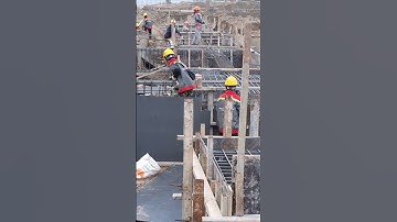 #tổ hợp ván khuôn + làm thép đài dầm