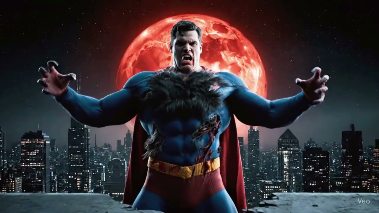 Superhero to Superwerewolf ∙ [Werewolf Transformation ∙ Body Swap AI ∙ Veo 3 ∙ AI Generated Video]