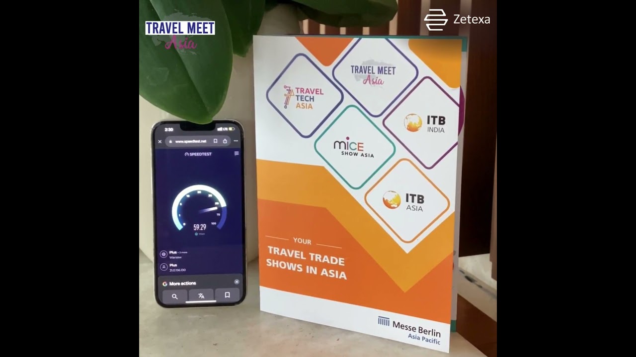 Travel Meet Asia Recap: Zetexa’s eSIM Achieves 68 Mbps Speed Test, Redefining Connectivity! 🚀