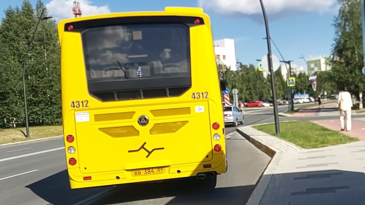 Поездка Автобус КАвЗ 4270-C2 Маршрут 4 ГОСТ.НОМЕР: 4312 г. Ноябрьск