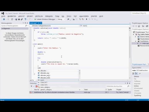 C++: Handle Exception