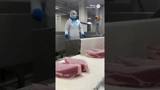 🥩Let's see how bacon is made.🥓 #industrialprocess #food #processdesign #machine #modernproduction