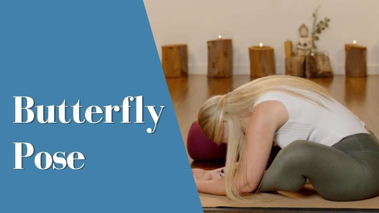 Happy senior woman doing a butterfly pose during yoga – Jacob Lund  Photography Store- premium stock photo