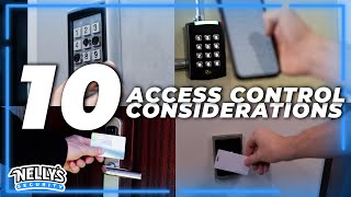 Top 10 Considerations When Choosing Access Control