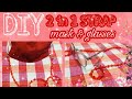 ✨ DIY STRAP WITH RED GLASSES BEADS ✨ || tutorial membuat strap masker dan kacamata dengan manik KACA