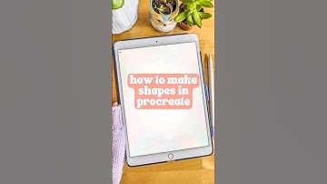 How to Make Shapes in Procreate Tutorial #shorts #procreate