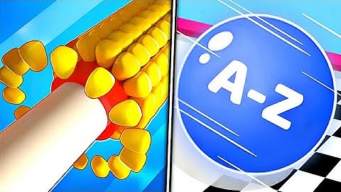 Cut Corn Vs A Z Run - All level Mobile Gameplay Walkthrough Android iOS