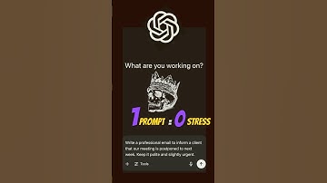 #1 Let AI Write Your Emails in Seconds ✉️ | ChatGPT Hack |#shorts