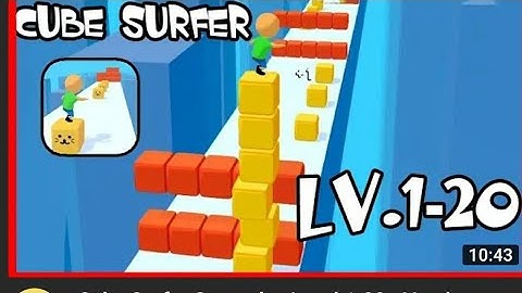 #CubeSurfer ALL LEVELS! NEW GAME Cube Surfer WORLD RECORD  #sube surfer