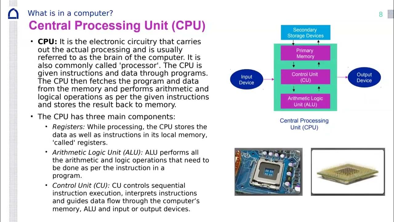 CIS1103 Hardware and Networking Week1 Computer Hardware YouTube
