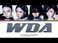 Aespa WDA Whole Different Animal W O G DRAGON Lyrics Color Coded Lyrics 