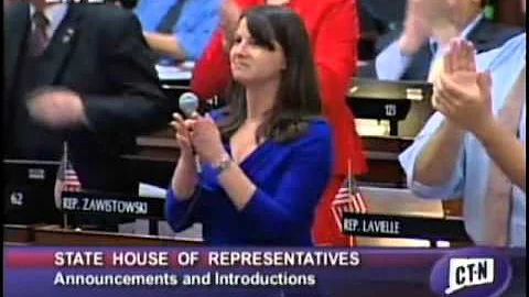 State Rep. Christie Carpino introduces Cromwell HS...
