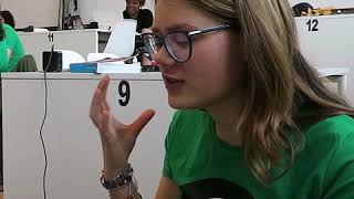 Students at Music Tech Fest Creative Lab discuss idea