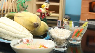 Asian Dessert Miniature Cooking Banana Sweety Recipe #0040