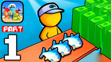 Fishland - Gameplay Walkthrough Part 1 Tutorial Create and Manage Your Aquarium (iOS, Android)
