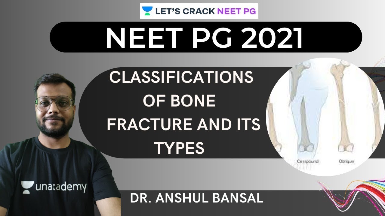 Classifications of Bone Fracture and its Types  | NEET PG 2021 | Dr.Anshul Bansal