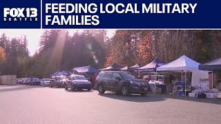 Military families receive food donations, gift cards in Bremerton | FOX 13 Seattle