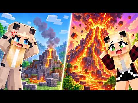 TNT VOLCANO BUILD BATTLE! 🌸 Minecraft