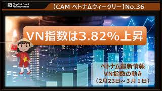 【CAM ベトナム ウィークリー】No.36　VN指数の動き（2月23日～ 3月1日）