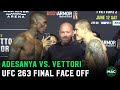 Israel Adesanya vs. Marvin Vettori Final Face Off | UFC 263 Ceremonial Weigh-ins