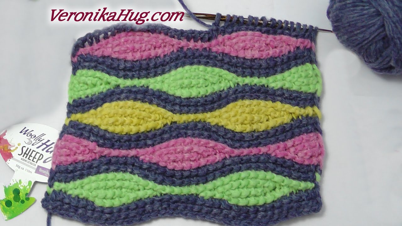 Tunesisch Häkeln - Verkürzte Reihen -  Woolly Hugs SHEEP - Teil 1