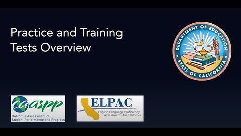 Practice and Training Tests Overview