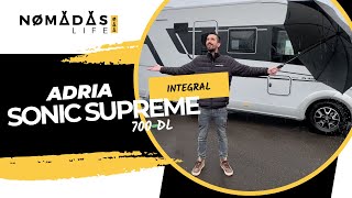 ADRIA SONIC SUPREME 700 DL  autocaravana integral nueva  Nomadas Life