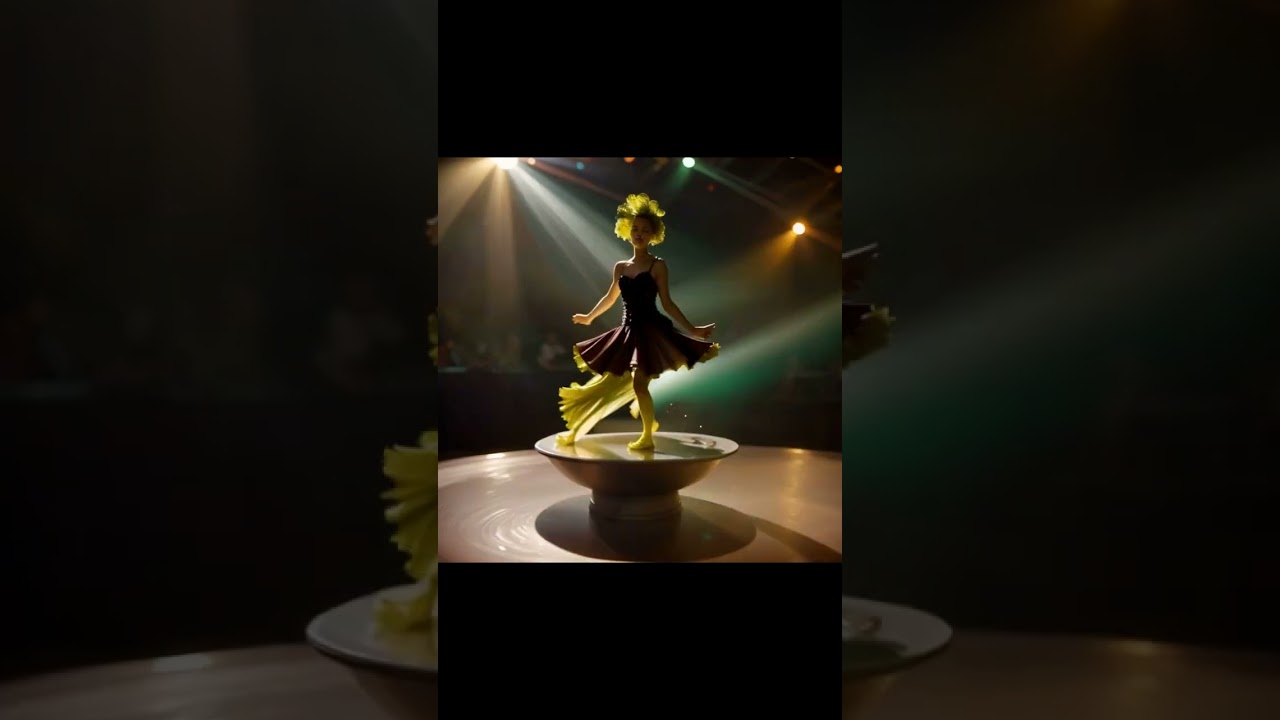 AI Generated Animated Leaf Dance 