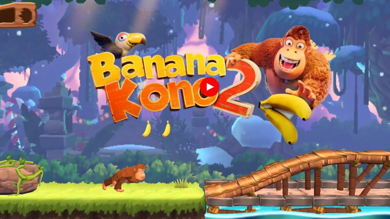 Banana kong 2 gameplay trailer Banana kong game over YouTube
