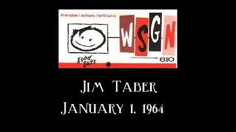 Jim Taber, WSGN, January 1, 1964