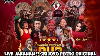 Live Jaranan SRIJOYO PUTRO ORIGINAL Feat L-SHA AUDIO Live Tempel Ngronggot Nganjuk