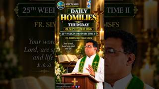 24 SEPTEMBER 2026 | W2W TV Homilies