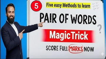 5 Easy Methods to Learn Pair of Words | English Vocabulary Tips |@mazharenglishvision