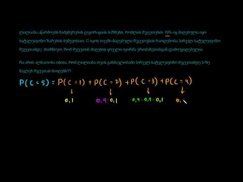 ჯამური გეომეტრიული ალბათობა (მნიშვნელობაზე მცირე)