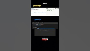 JS & TS 🎯 Part-1 #javascript #js #typescript #ts #coding #education #tamil #shorts #shortsfeed #yt