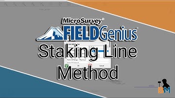 MicroSurvey FieldGenius How To: Line Staking Method | Bench Mark