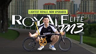 10.7KG Lightest Upgraded Tri-Fold | ROYALE Lite M3 Foldable Bicycle | First Look