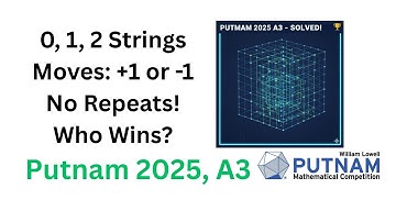 Putnam 2025, A3 | A Game Problem Explained