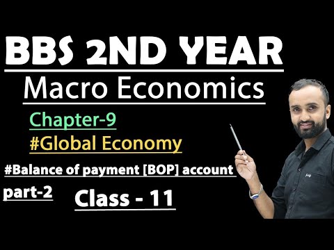 BBS 2nd year|Macroeconomic|Global economy|| Balance of payment|| BOP||