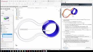 SOLIDWORKS Simulation  Nonlinear Pipe Holder Tutorial