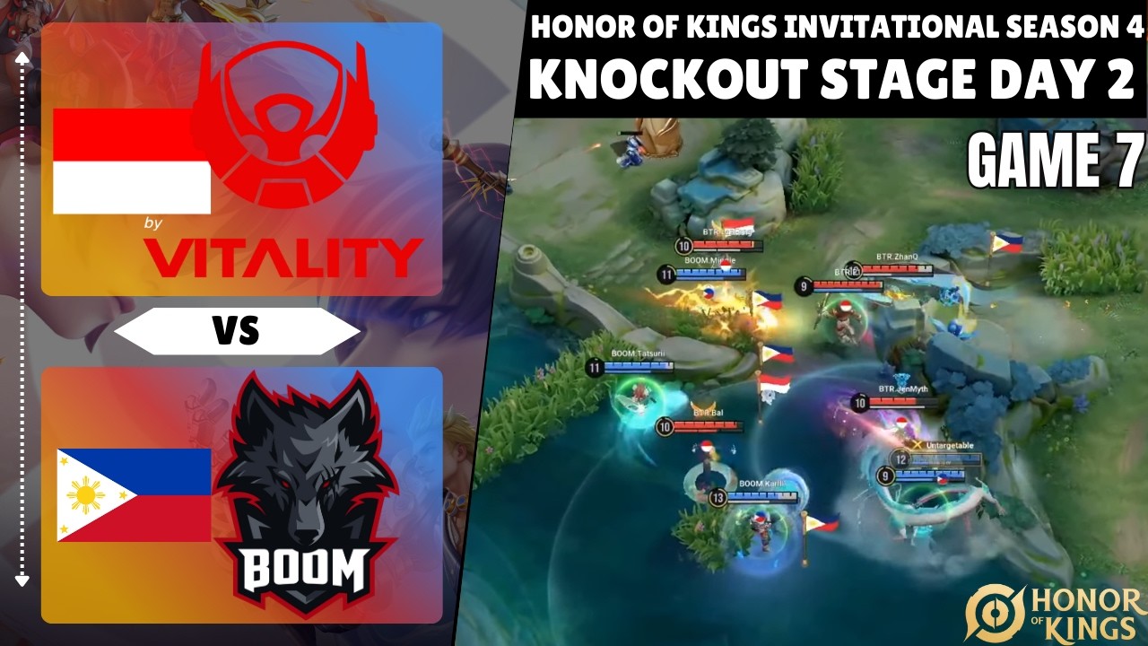 🇮🇩 Bigetron by Vitality VS BOOM Esports 🇵🇭 | GAME 7 | HIGHLIGHTS | KSI4 | Knockout Stage Day 2