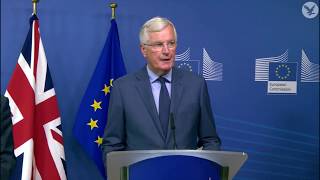 EU negotiator Michel Barnier warns UK that a solution for Irish border is essential after Brexit