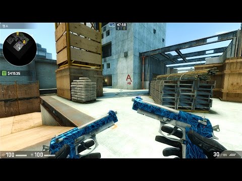 CS:GO Skin : Dual Berettas | Cobalt Quartz