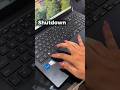 Computer Shutdown &amp; Restart Shortcut Keys | Fastest Way to Shut Down PC | Windows Tips #windows
