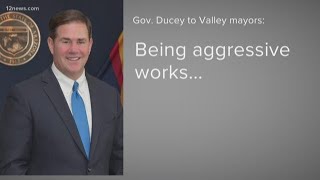 Gov. Ducey advises Arizona mayors to be aggressive when dealing with rioters