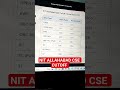 NIT ALLHABAD CSE #jeemains#shortvideo#trendingshorts#nitian#viral#shortvideo
