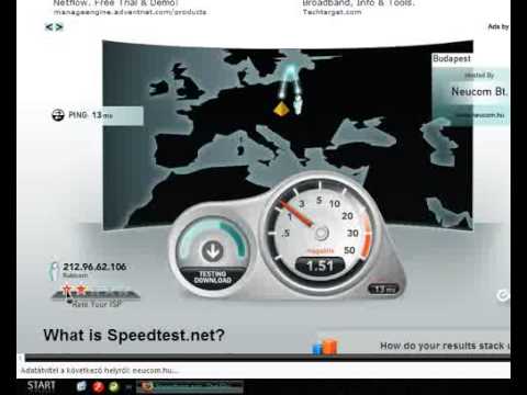 Videó: Hogyan Lehet Ingyenesen Ellenőrizni Az Internetkapcsolat Sebességét