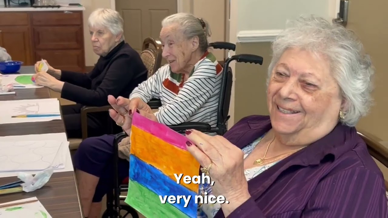 Vibrant Balance Therapy with our Transitional Memory Care Residents